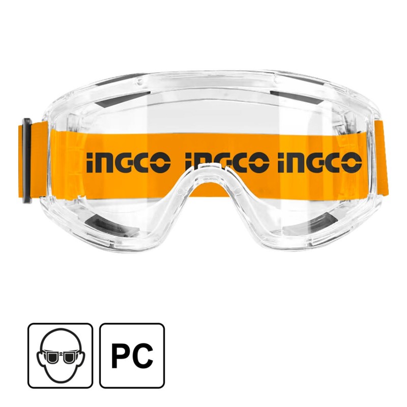 Γυαλιά Προστασίας με Οπτικό Πεδίο 180° HSG10 INGCO